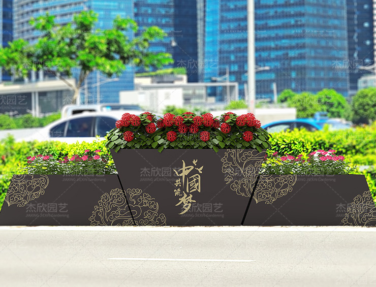 盛世中華不銹鋼花箱鋁板花箱設計師款